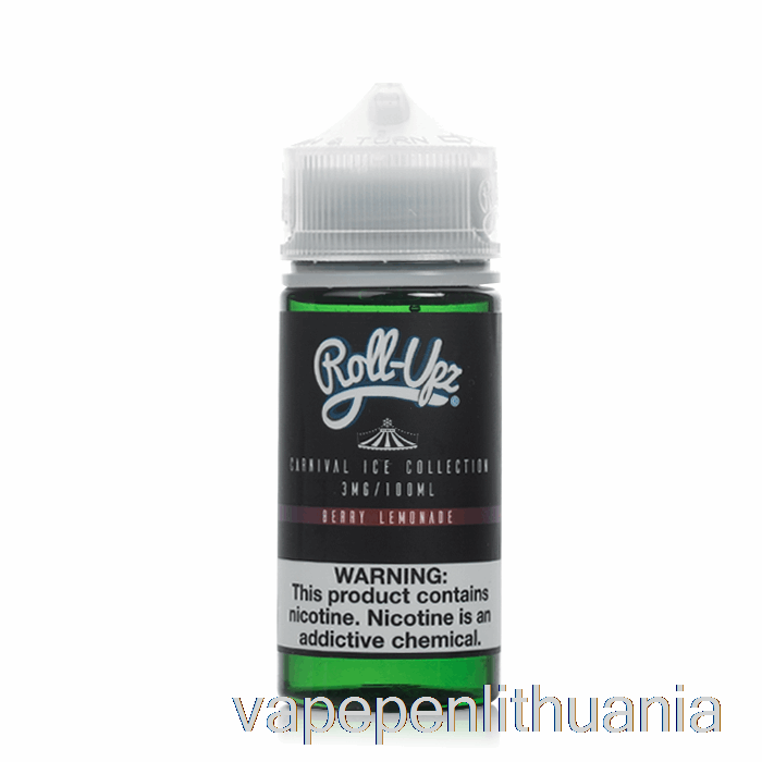 Ledinis Uogų Limonadas - Karnavalas - Sulčių Ritinėlis Upz - 100ml 0mg Vape Skystis